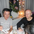 47_Kuda Shinshii & Sensei Johna beim abendlichen Dinnieren